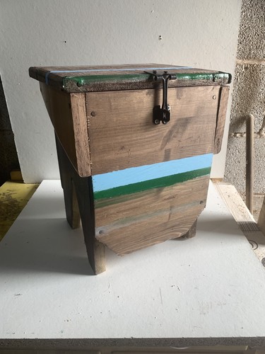 Handmade rustic wooden storage - rustic,