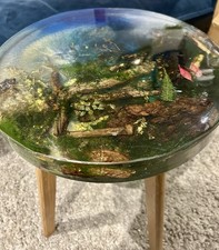 Handmade Resin Table Woodland