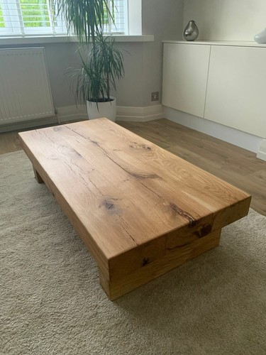 Oak beam coffee table living - oak,