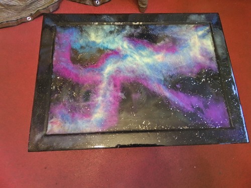 Unique resin art coffee table - resin,