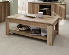 Canyon Oak Veneer Coffee Side