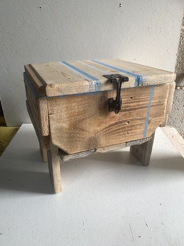 Handmade rustic wooden storage - rustic,