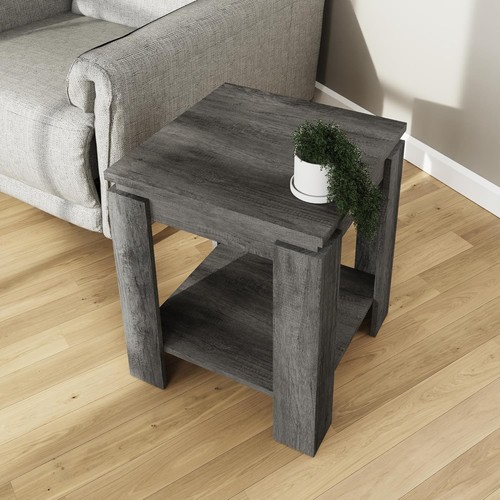 Grey lamp table side - lamp,